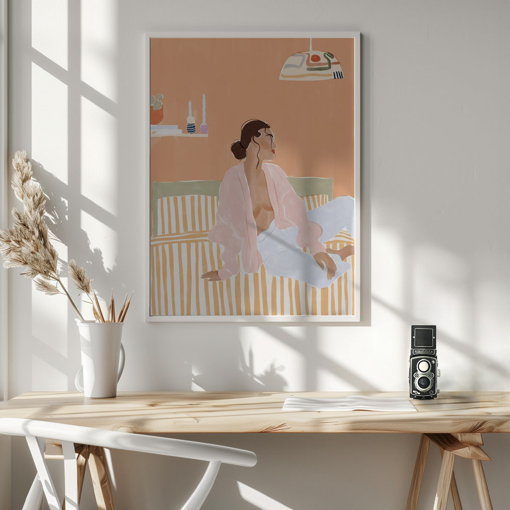 Just Let Me Chill - Poster / Art Print - interiör