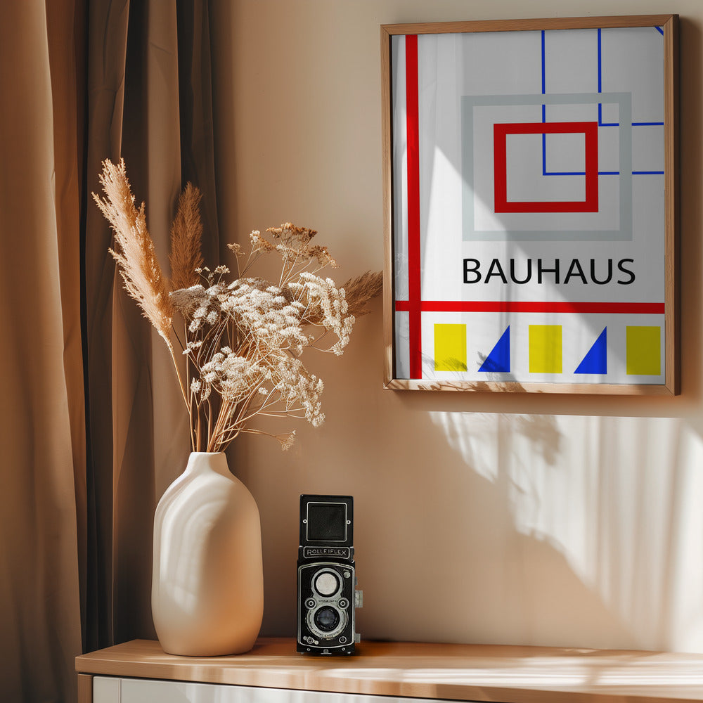 Bauhaus Series #3 - Poster / Art Print - interiör