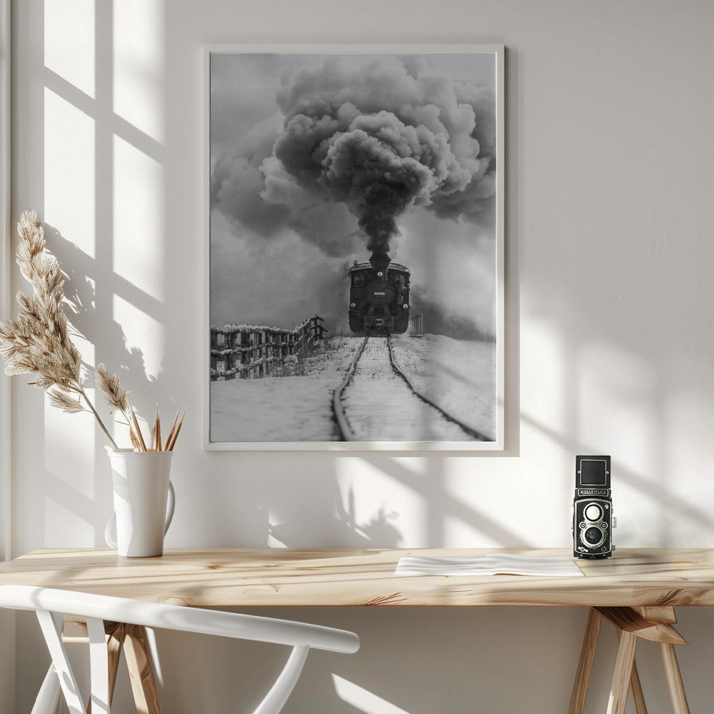 Old train - Poster / Art Print - interiör