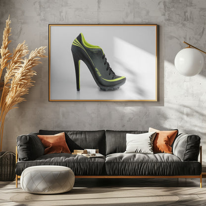 Conceptual boot - Poster / Art Print - interiör
