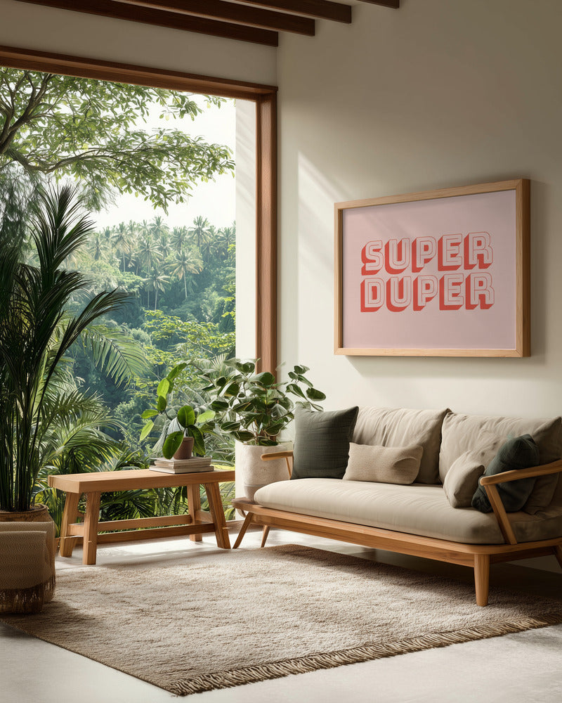 Super Duper - Poster / Art Print - interiör