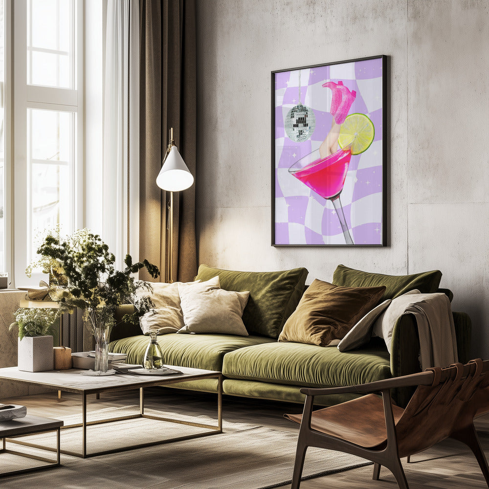 Cocktail diving - Poster / Art Print - interiör