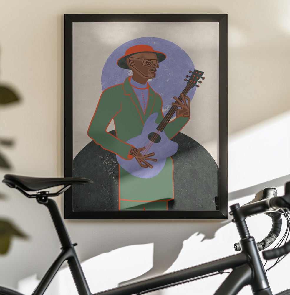 MUSICIAN GUY XII - Poster / Art Print - interiör