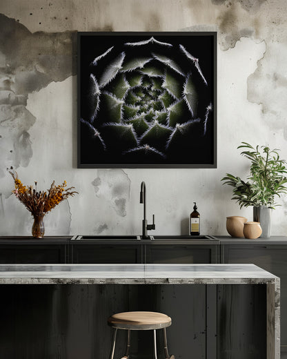 Sempervivum Rosette - Poster / Art Print - interiör