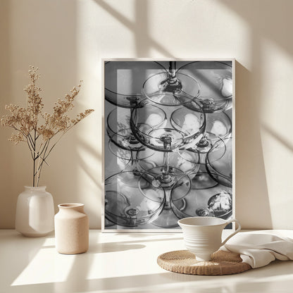 Champagne tower_8 - Poster / Art Print - interiör