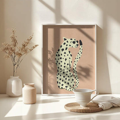Cool Cheetah - Poster / Art Print - interiör