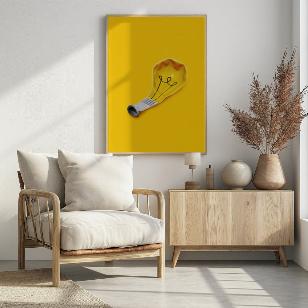 Deflated Idea - Poster / Art Print - interiör