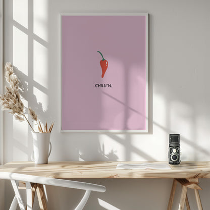 Chilli'n - Poster / Art Print - interiör