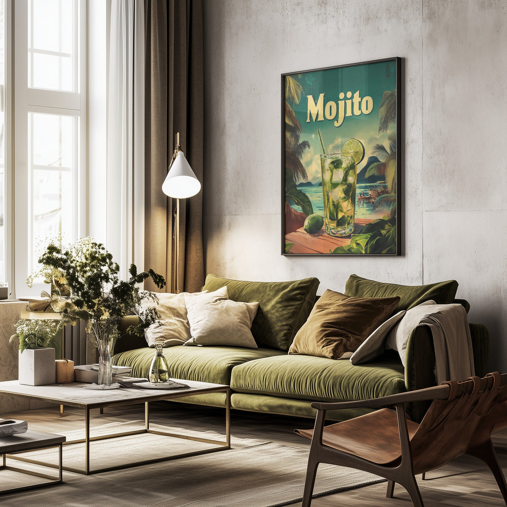 Mojito Vintage - Poster / Art Print - interiör