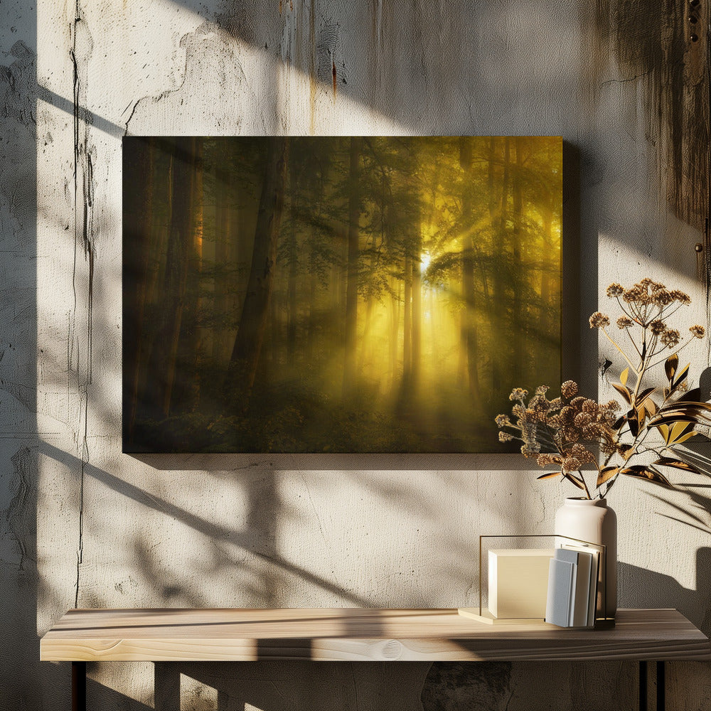 Yellow - Poster / Art Print - interiör