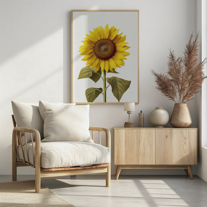 Sunflower Still - Poster / Art Print - interiör