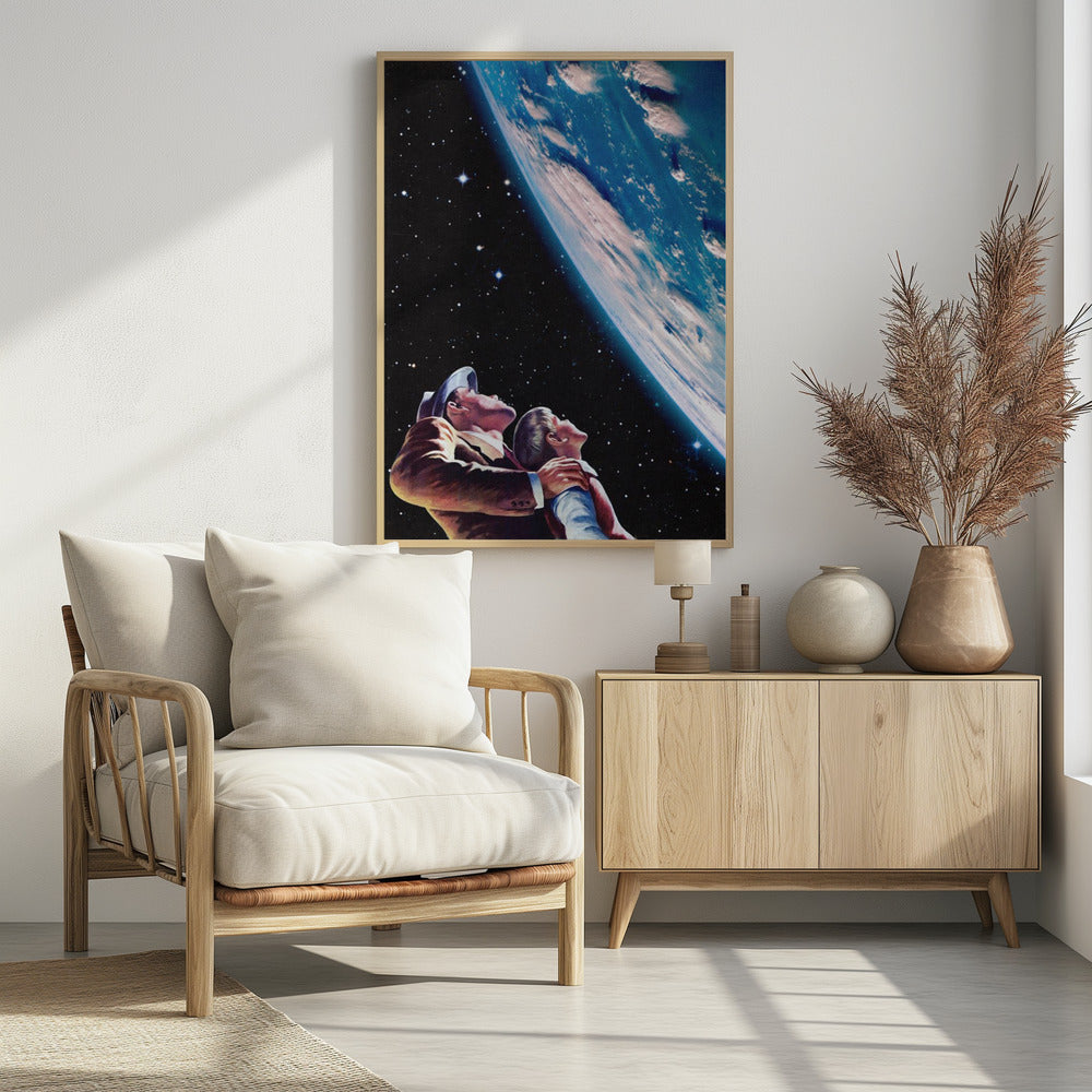 Father and Son - Poster / Art Print - interiör