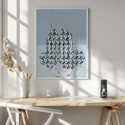 Pyjama Woman 1 - Poster / Art Print - interiör