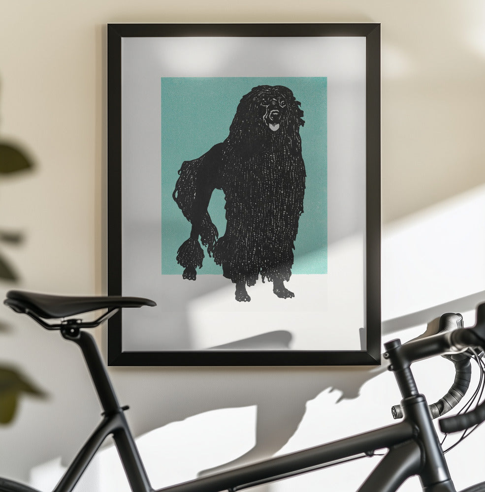 Poodle - Poster / Art Print - interiör