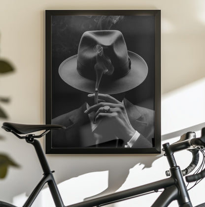 The Smoker - Poster / Art Print - interiör