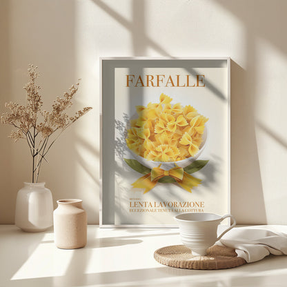 Pasta Farfalle - Poster / Art Print - interiör