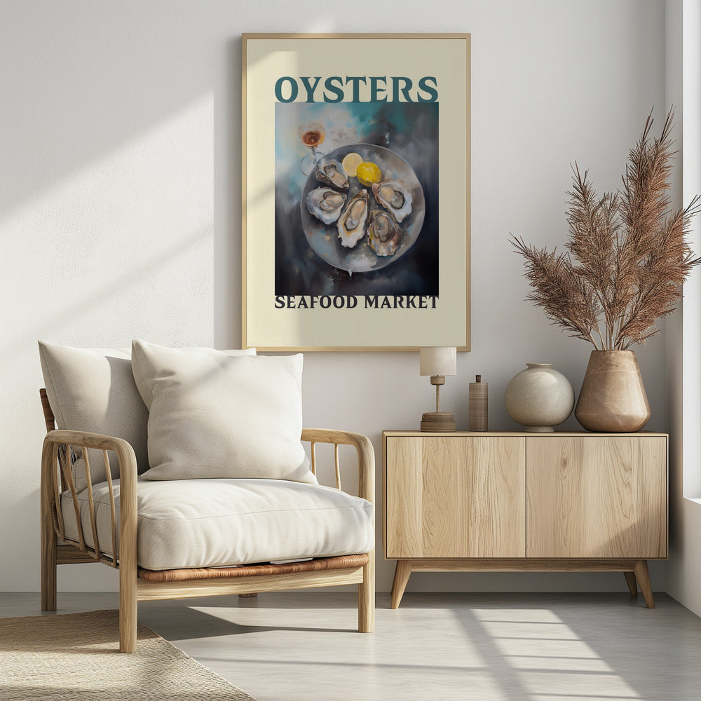 Oysters Seafood Market - Poster / Art Print - interiör