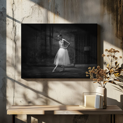 The girl - Poster / Art Print - interiör