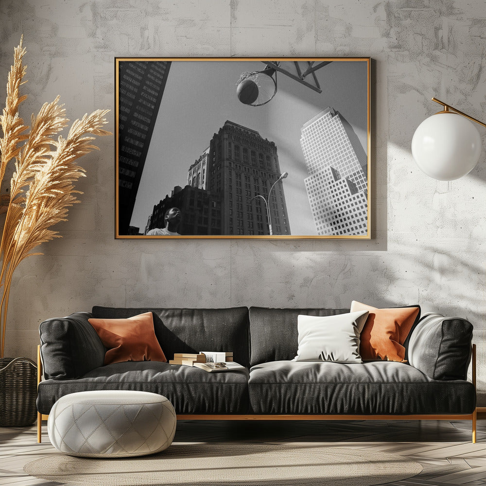 The ball (from the series "Alone") - Poster / Art Print - interiör