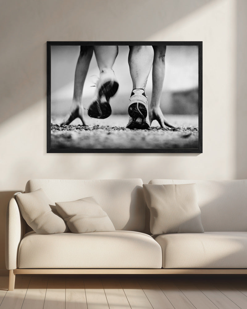 Runner - Poster / Art Print - interiör