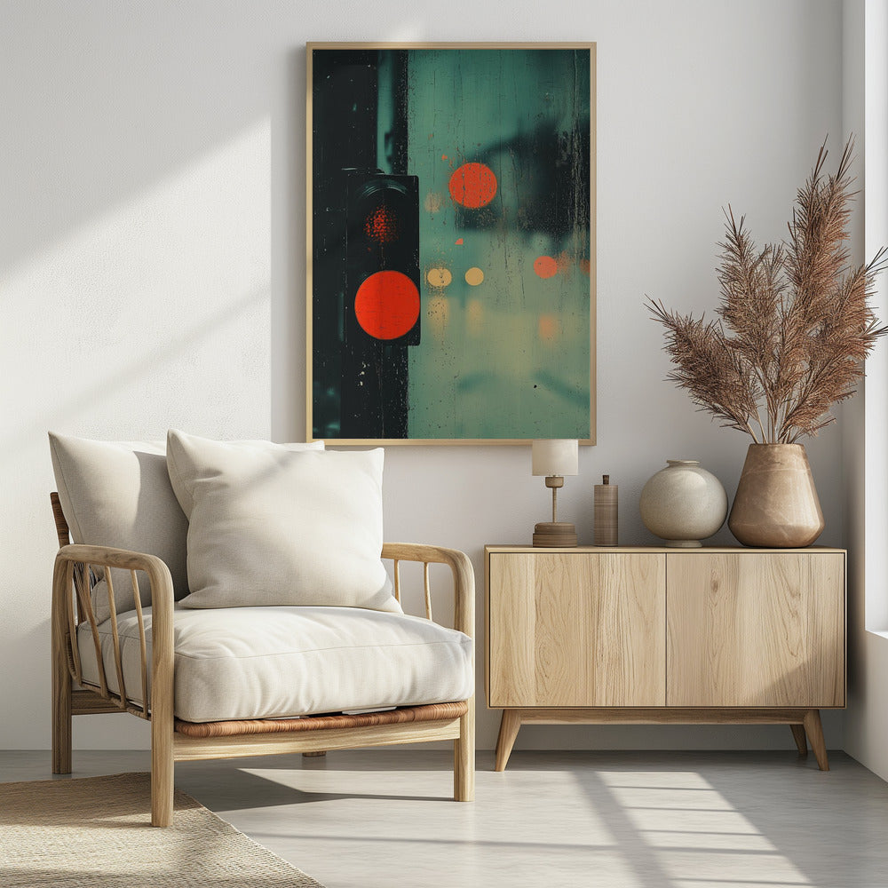 Red Light - Poster / Art Print - interiör