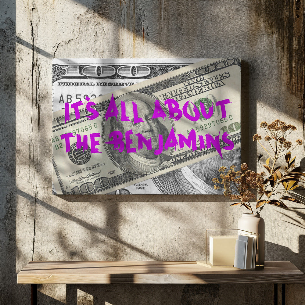 100 Dollar - Poster / Art Print - interiör