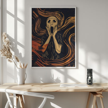 The Scream - Poster / Art Print - interiör