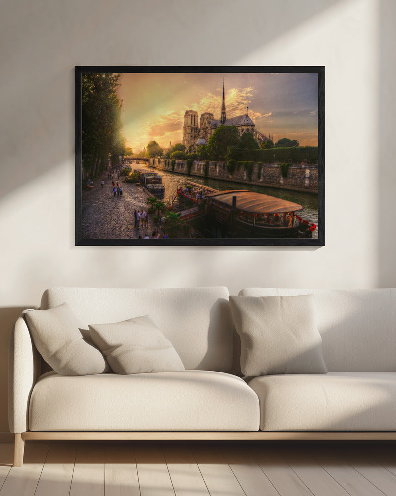 Cathédrale Notre-Dame de Paris - Poster / Art Print - interiör