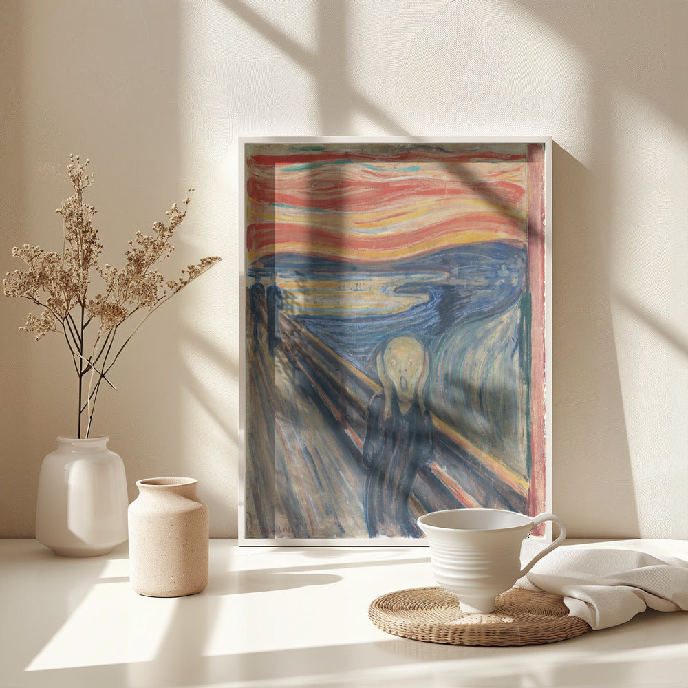 Skriet - The Scream - Poster / Art Print - interiör