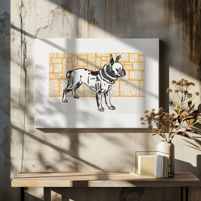 Pitbull Terrier - Poster / Art Print - interiör
