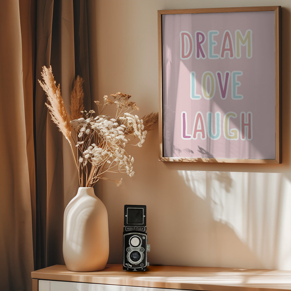 Dream Love - Poster / Art Print - interiör