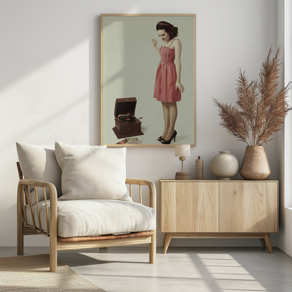 Pin Up Girl III - Poster / Art Print - interiör