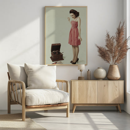 Pin Up Girl III - Poster / Art Print - interiör