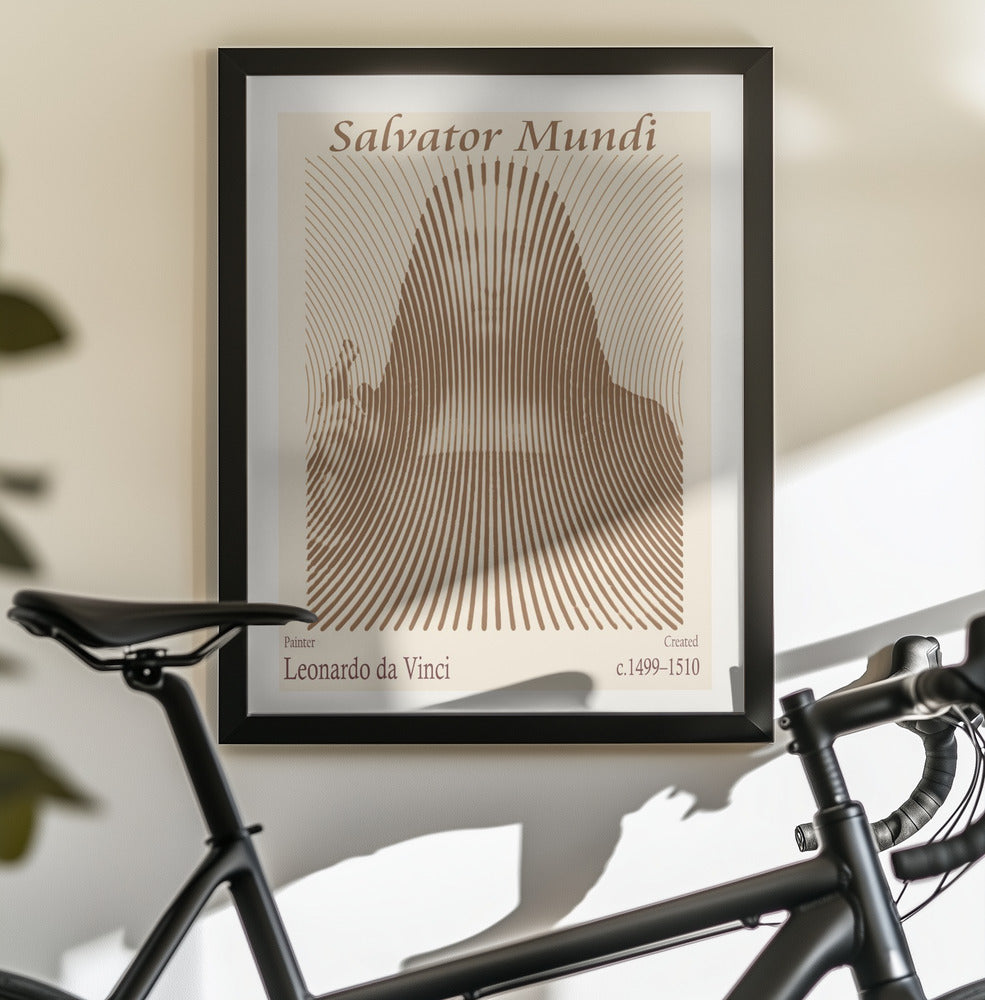 Salvator Mundi – Leonardo Da Vinci  (1499–1510) - Poster / Art Print - interiör
