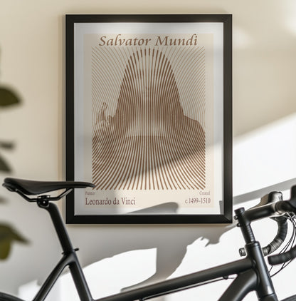 Salvator Mundi – Leonardo Da Vinci  (1499–1510) - Poster / Art Print - interiör