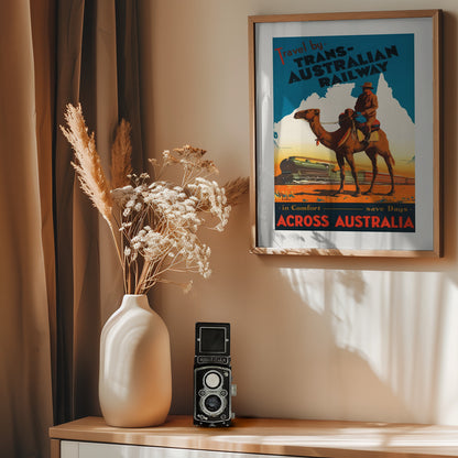 Trans Australian Railway Poster - Poster / Art Print - interiör
