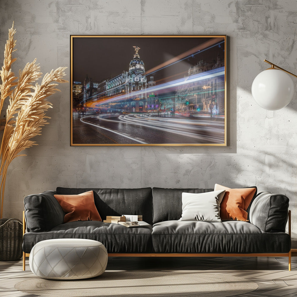 Madrid Traffic - Poster / Art Print - interiör