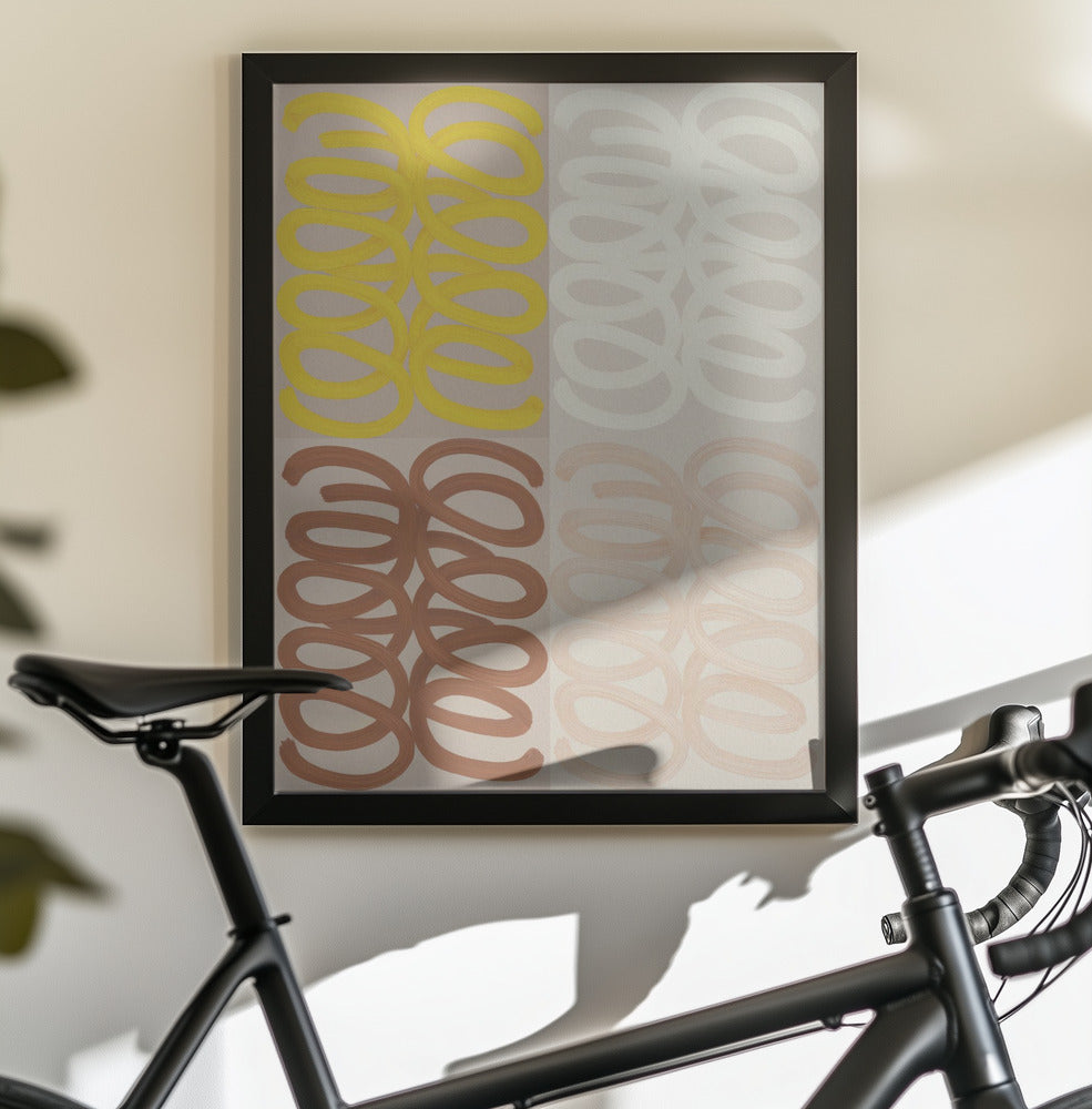 Quadrants of Loops - Poster / Art Print - interiör