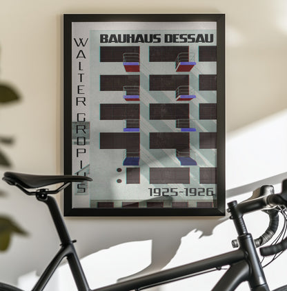 Bauhaus Dessau style IV - Poster / Art Print - interiör