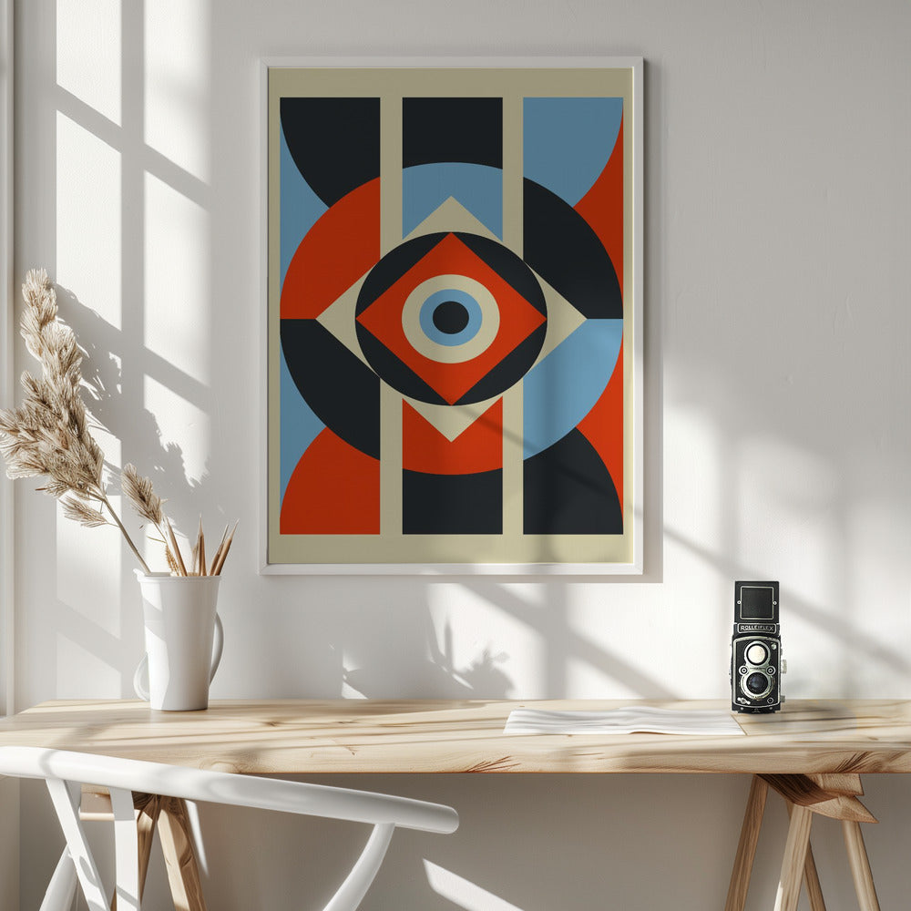 Geometric Patterns #1 - Poster / Art Print - interiör