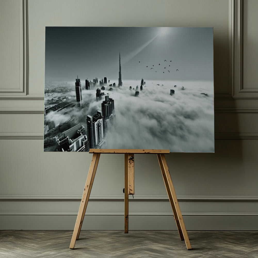 Up up and Above - Poster / Art Print - interiör