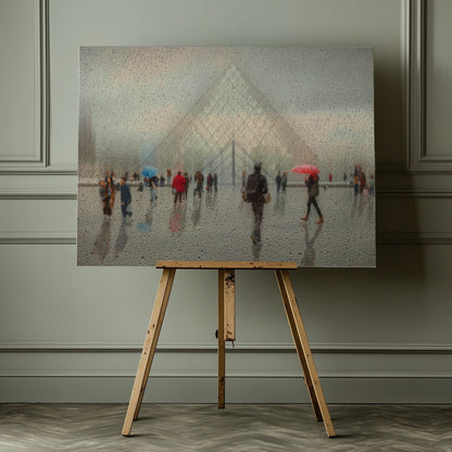 Rain in Paris - Poster / Art Print - interiör