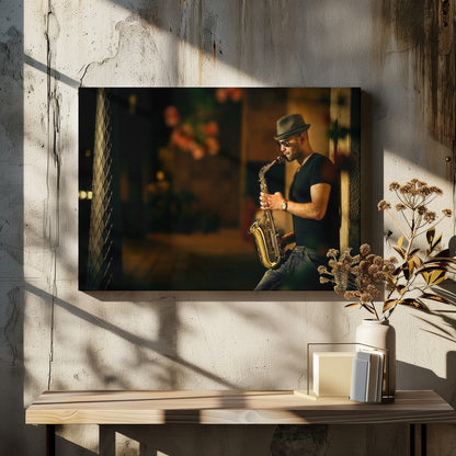 Mood with jazz - Poster / Art Print - interiör