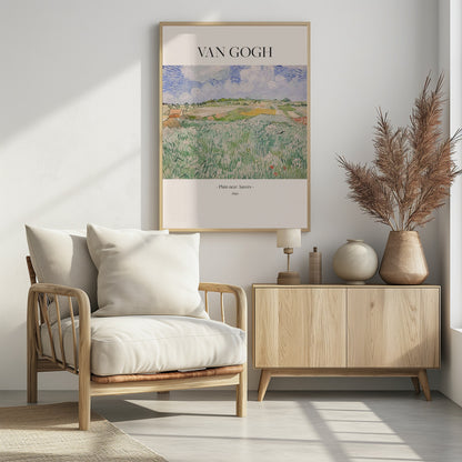 Plain Near Auvers - Poster / Art Print - interiör