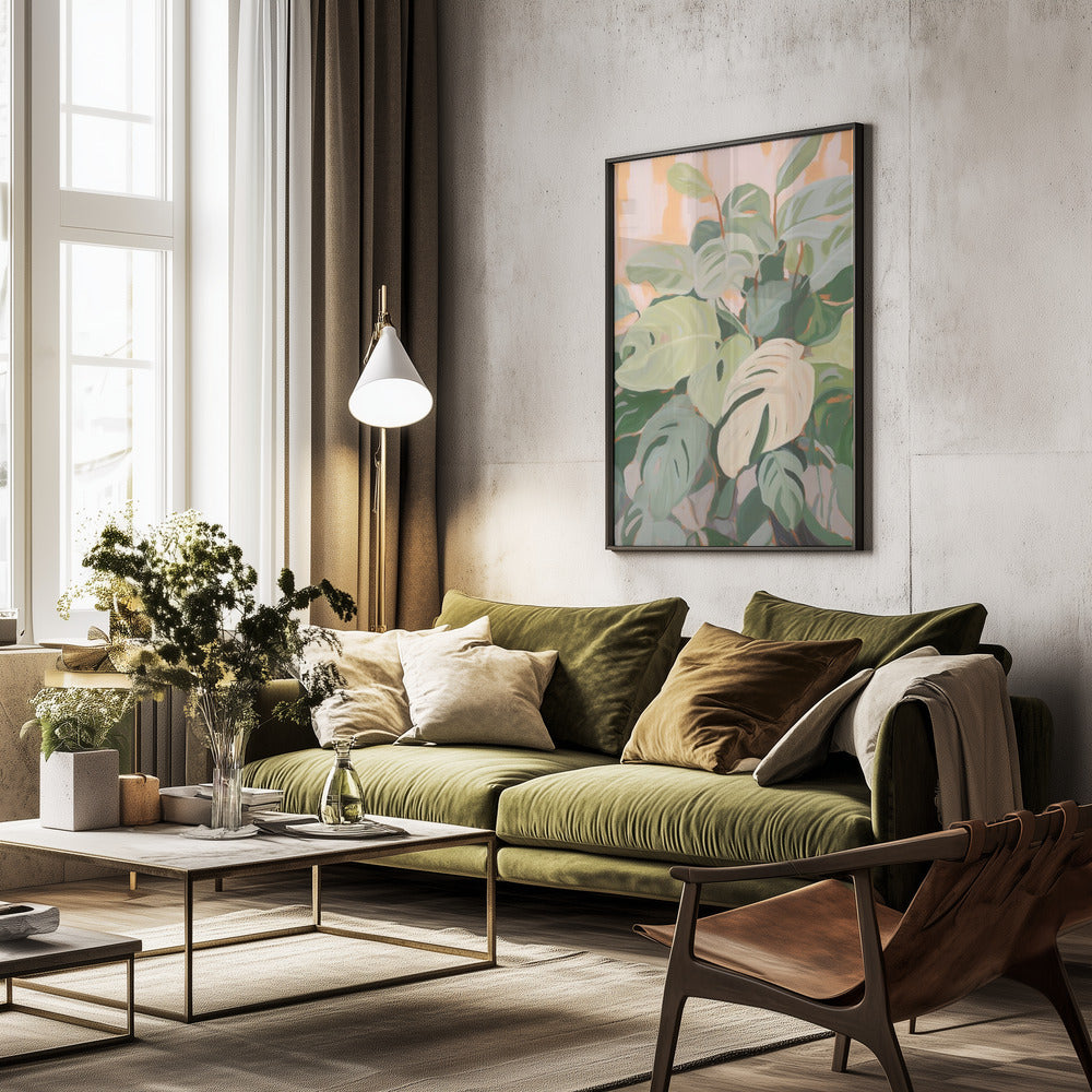 Plant Leaves - Poster / Art Print - interiör