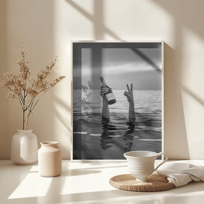 Celebration Champagne - Poster / Art Print - interiör