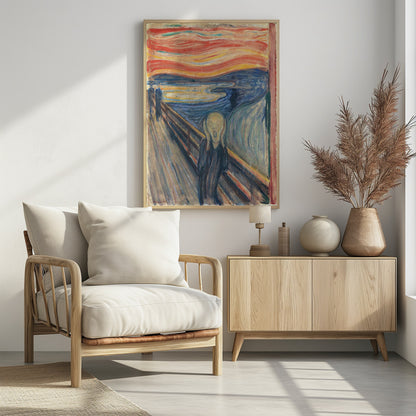 Skriet - The Scream - Poster / Art Print - interiör