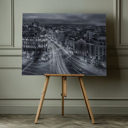 Madrid City Lights - Poster / Art Print - interiör