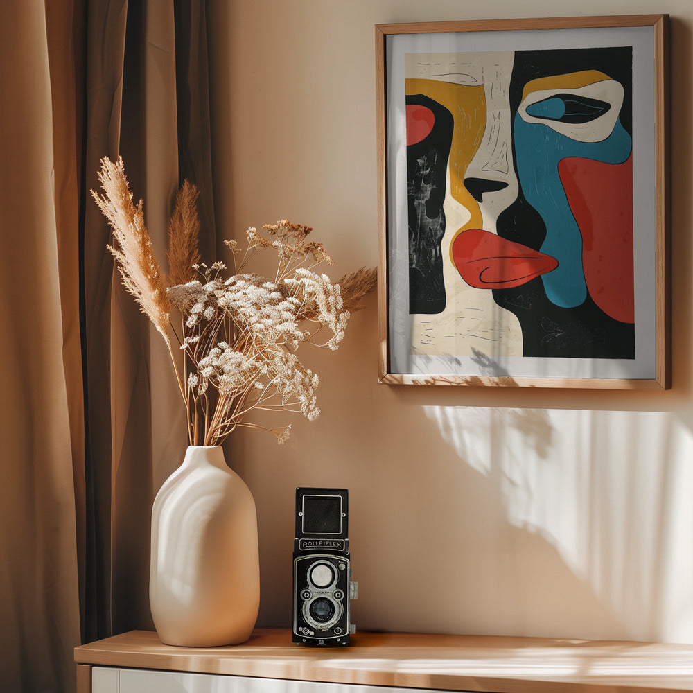 The Face - Poster / Art Print - interiör