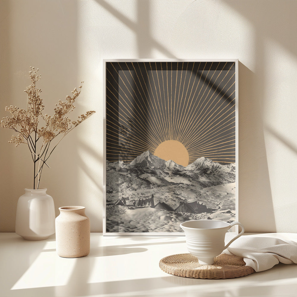 Mountainscape Nº6 - Poster / Art Print - interiör